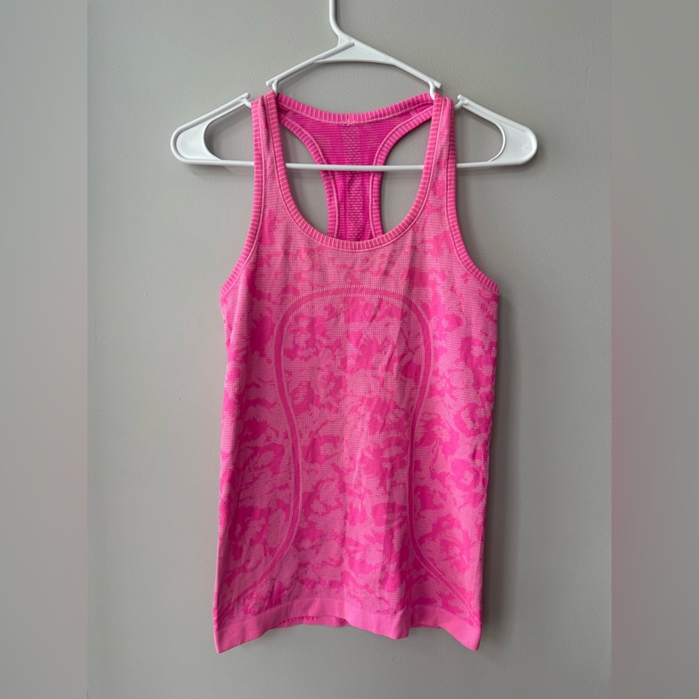 Lululemon Pink Racerback Tank Top Size 4